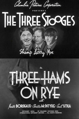 Three Hams on Rye poszter