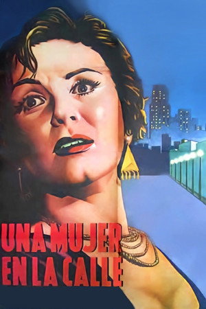 Una mujer en la calle poszter