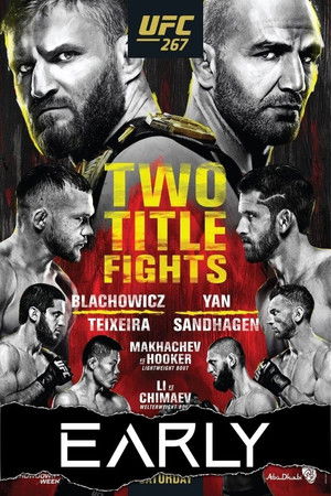 UFC 267: Blachowicz vs. Teixeira poszter