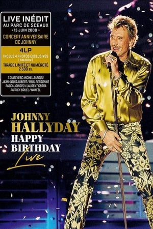 Johnny Hallyday : Happy Birthday Live poszter