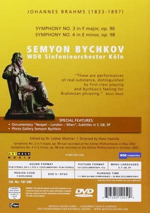 Brahms - Symphonies No. 3 and 4 / Semyon Bychkov, WDR Sinfonieorchester Koln poszter