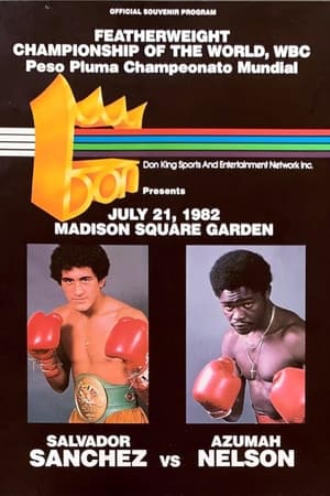 Salvador Sanchez vs. Azumah Nelson poszter