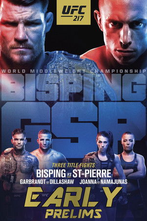 UFC 217: Bisping vs. St-Pierre poszter