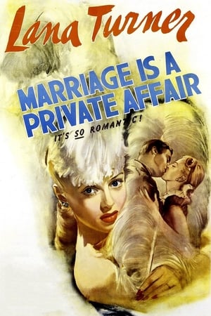 Marriage Is a Private Affair poszter