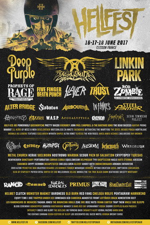 Powerwolf @ Hellfest poszter