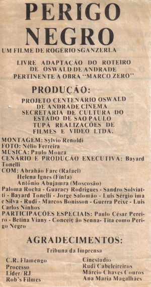 Perigo Negro poszter