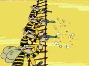 Lucky Luke legújabb kalandjai 1. évad Ep.34 Daltonokat röptében
