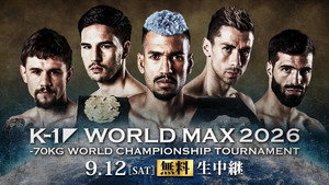 K-1 WORLD MAX 2026 -70kg World Championship Tournament Opening Round háttérkép