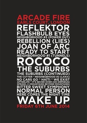 Arcade Fire: Live at Earl's Court poszter