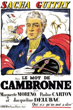 Le Mot de Cambronne poszter