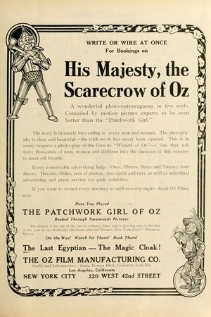 His Majesty, the Scarecrow of Oz poszter