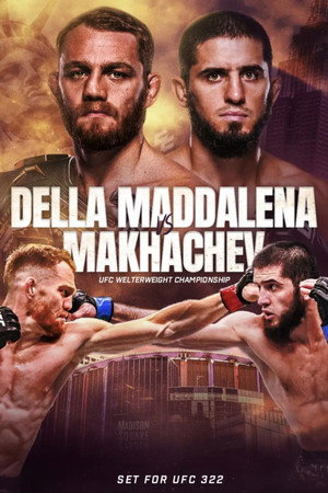 UFC 322: Della Maddalena vs. Makhachev poszter