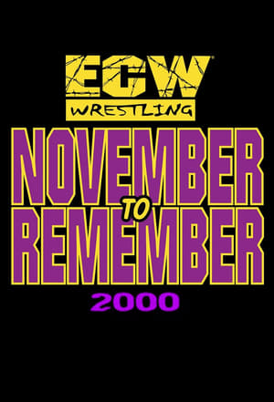 ECW November to Remember 2000 poszter