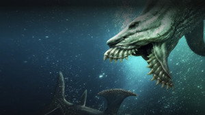 Jurassic cápák háttérkép