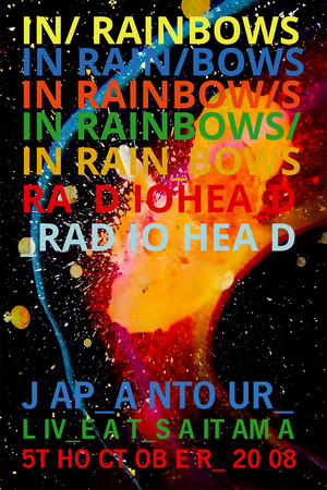Radiohead: Live in Japan 2008 poszter