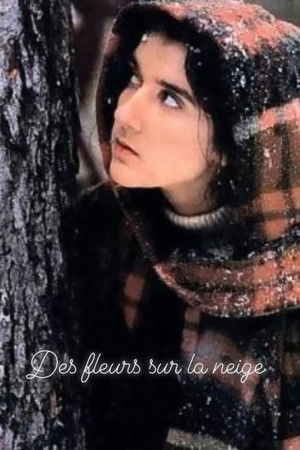 Des fleurs sur la neige poszter