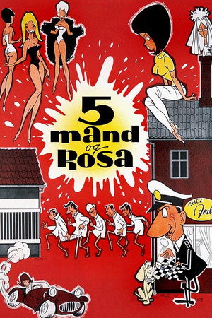 5 mand og Rosa poszter