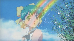 魔法のスター マジカルエミ 雲光る háttérkép