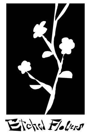 Etched Flowers poszter