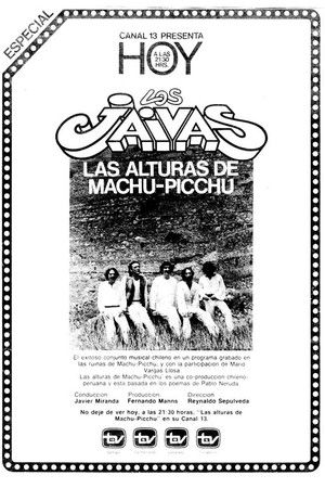 Las alturas de Macchu Picchu poszter