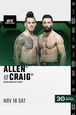 UFC Fight Night 232: Allen vs. Craig poszter