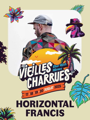 Horizontal Francis en concert aux Vieilles Charrues 2025 poszter