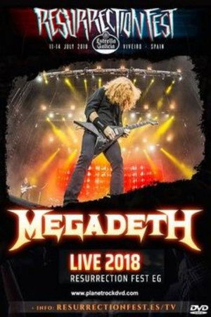 Megadeth - Live at Resurrection Fest EG 2018 poszter