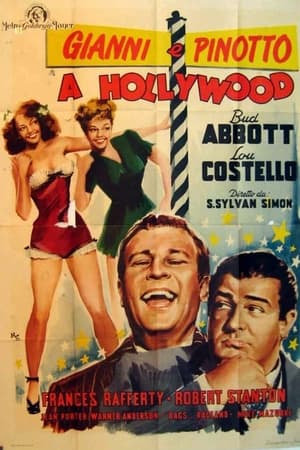 Bud Abbott and Lou Costello in Hollywood poszter