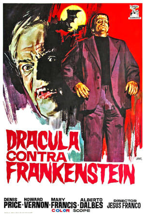 Dracula contra Frankenstein poszter