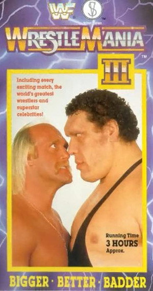 WWE WrestleMania III poszter