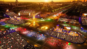 Cérémonie d'ouverture des Jeux Paralympiques de Paris 2024 háttérkép