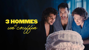 3 hommes et un couffin háttérkép