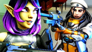 Paladins vs Overwatch háttérkép