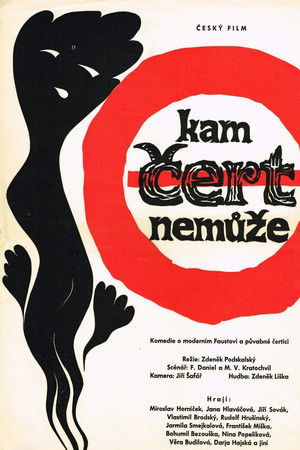 Kam čert nemůže poszter