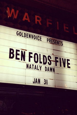 Ben Folds Five: Live from the Warfield poszter