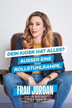 Frau Jordan stellt gleich poszter