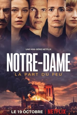 A lángba borult Notre-Dame poszter