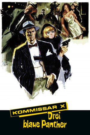 Kommissar X - Drei blaue Panther poszter