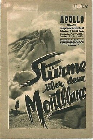 Stürme über dem Mont Blanc poszter