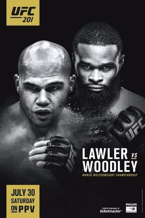 UFC 201: Lawler vs. Woodley poszter