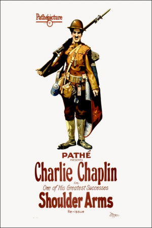 Chaplin, a katona poszter