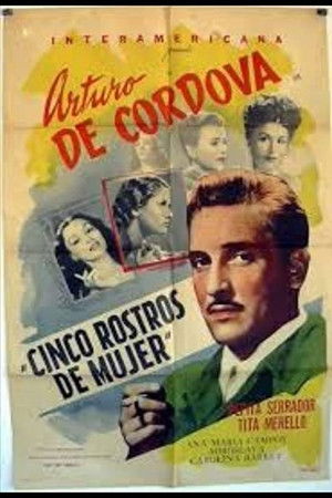 Cinco rostros de mujer poszter