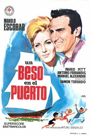 Un beso en el puerto poszter