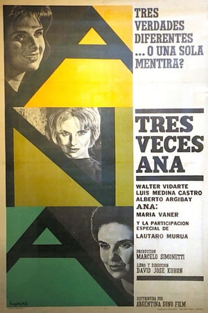 Tres veces Ana poszter