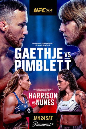 UFC 324: Gaethje vs. Pimblett poszter