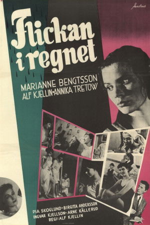 Flickan i regnet poszter