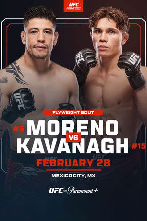 UFC Fight Night 268: Moreno vs. Kavanagh poszter