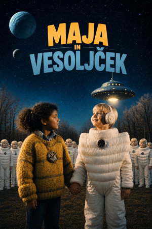 Maja in vesoljček poszter