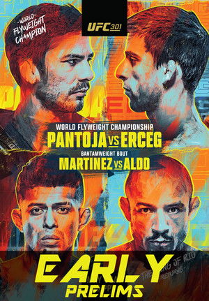 UFC 301: Pantoja vs. Erceg poszter