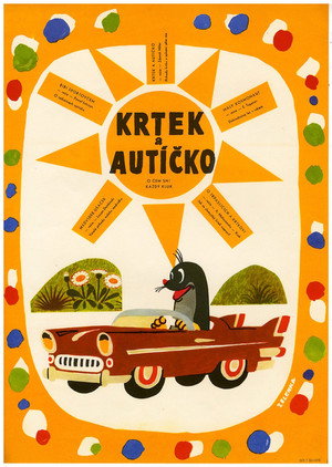 Krtek a autíčko poszter